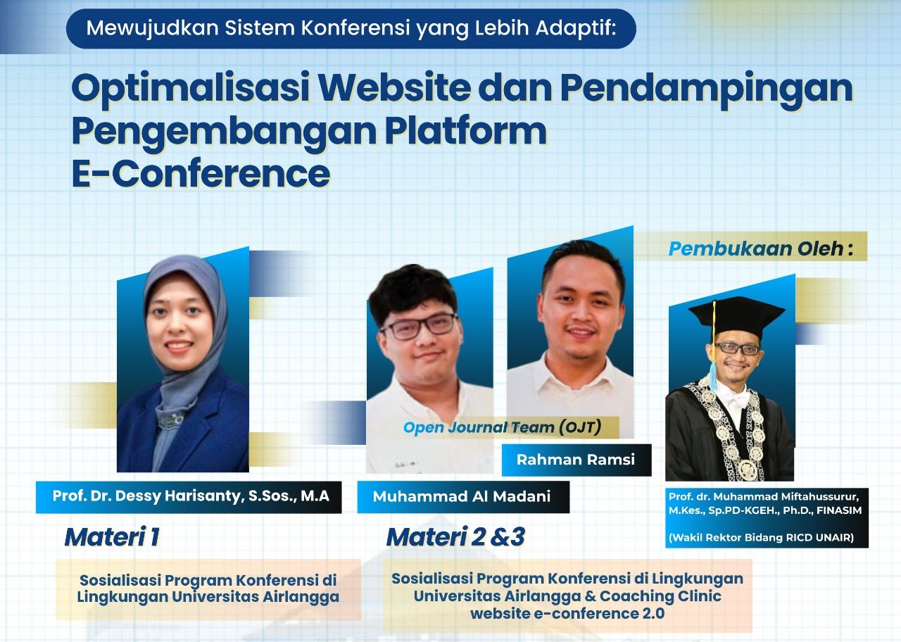Optimalisasi Website dan Pendampingan Pengembangan Platform E-Conference